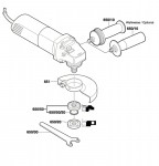 Bosch 0 601 375 065 Gws 660 Angle Grinder 230 V / Eu Spare Parts